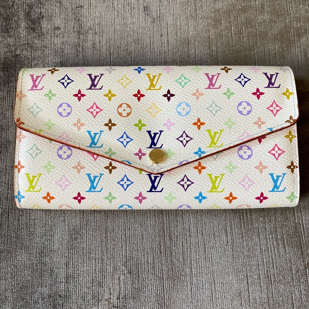 ✨BRAND NEW ✨💯% AUTHENTIC LOUIS VUITTON SARAH WALLET MULTICOLOR